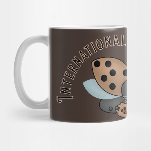 International Coffee Day Ladybug by HolidayBug
